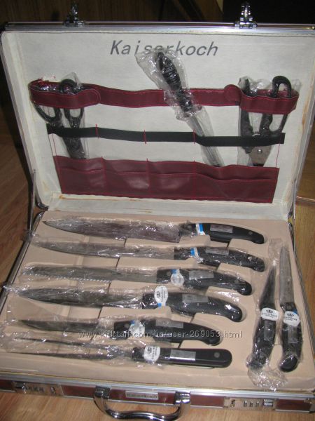 Набор ножей и вилок в чемодане, Keiserkoch Германия