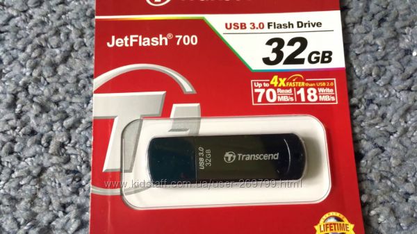 Transcend 32Gb JetFlash 700 флешка USB 3. 0