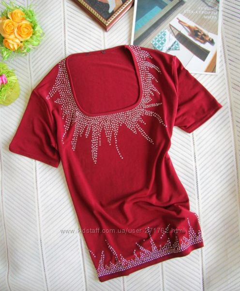 Кофта, блузка темно бордовая