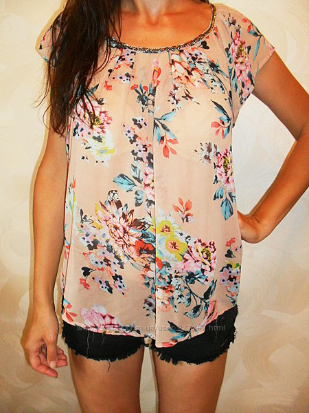 Блуза шифоновая