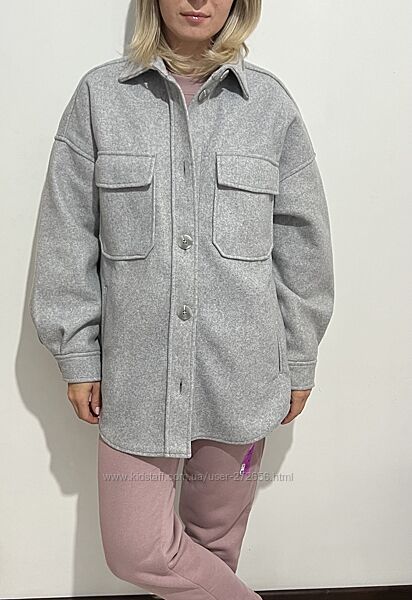 Сорочка- пальто Stradivarius