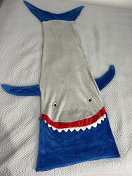 Флісовий спальний мішок, спальник для дітей та дорослих, кокон акула