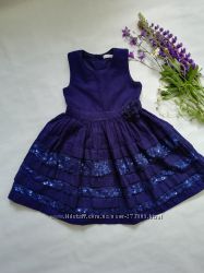 Очень красивое платье с пайетками george на 2-3 года