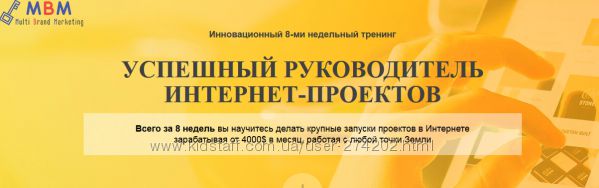 MBM Полный сборник PDF чек-листов MBM Успешный руководитель интернет проект