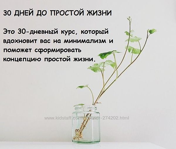 30 дней до простой жизни