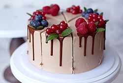 nezabudka cake Шоколадный торт с вишней