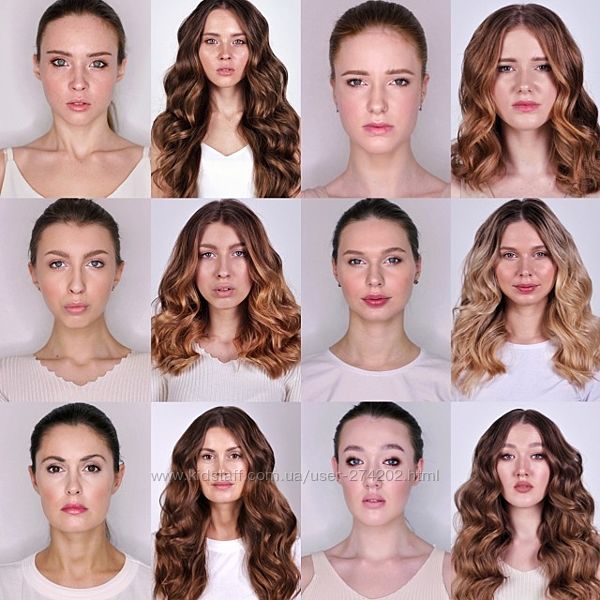 Формы лиц. Правильное распределение точек объёма в укладках и прическах