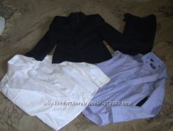 Школьный костюм ВЕЛС на мальчика размер 134 и 2 рубашки