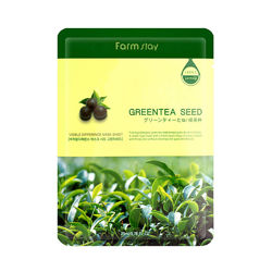 Тканевая маска FarmStay Visible Difference Mask Sheet Green Tea Seed 