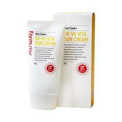 Солнцезащитный крем с витаминным комплексом  FarmStay Dr-V8 Vita Sun Cream