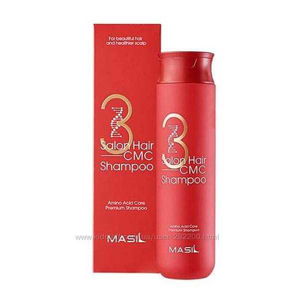 Восстанавливающий проф. шампунь с керамидами Masil 3 Salon Hair Shampoo300m