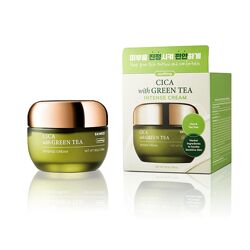 Відновлюючий крем з центеллою та зеленим чаєм Skin627 Cica with Green Tea 