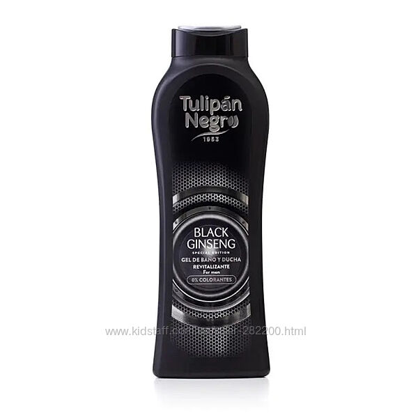 Гель для душу для чоловіків Чорний женьшень Tulipan Negro 650 мл