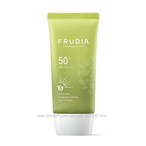 Сонцезахисний крем з авокадо Frudia Avocado Greenery Relief Sun Cream SPF50
