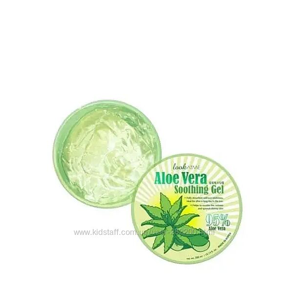 Зволожувальний гель з алое Welcos Look at me 95 soothing gel, 300 мл