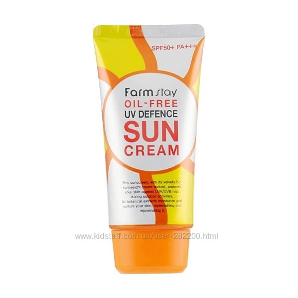 До 05.04.2026р. Сонцезахисний крем Farmstay Oil-Free Uv Defence SPF 50