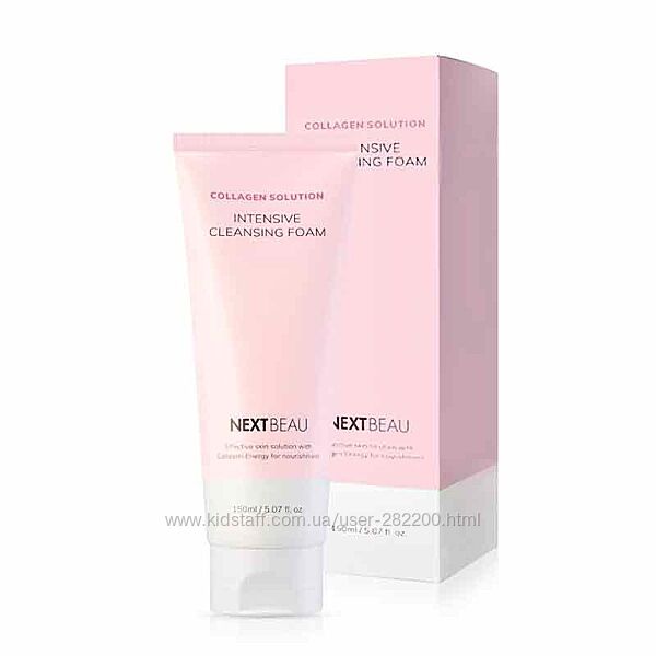 Омолоджуюча пінка для вмивання Nextbeau Collagen Solution Cleansing Foam