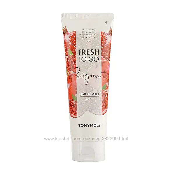 До 09.03.2026р Пінка з екстр. гранату TonyMoly Fresh ToGo Pomegranate 170мл