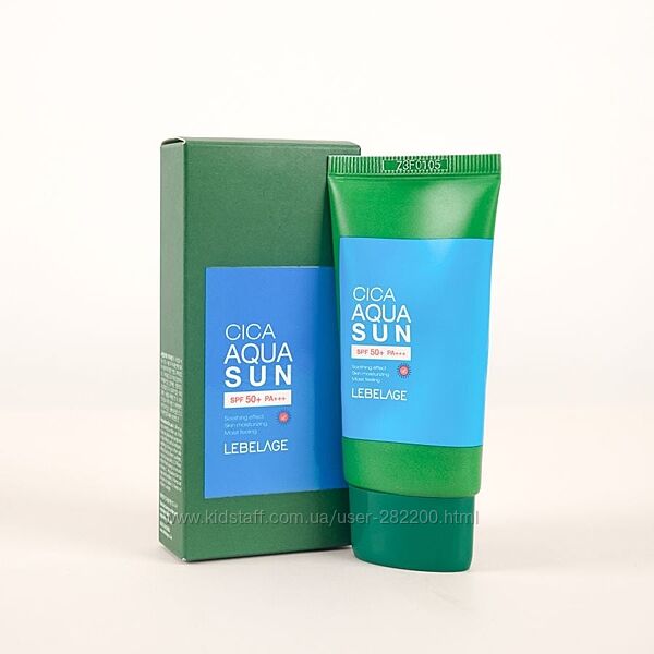 Сонцезахисний крем з центеллою Lebelage Cica Aqua Sun cream 30 ml 
