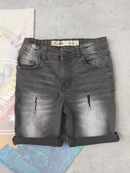 Стильные джинсовые шорты HM на 7 - 8лет
