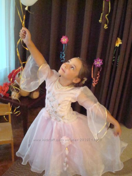 Прокат розового платья для девочки 5-7 лет, Киев