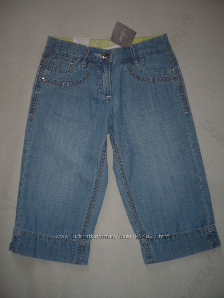 Детские джинсовые шорты до колена NEXT для девочки. р. 122.