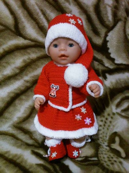 Новорічний костюмчик Санта для Baby Born
