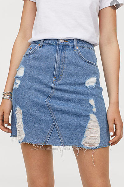 Джинсовая юбка H&M XXS