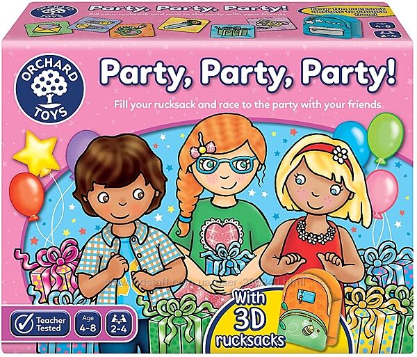Игра Orchard Toys Party, Party, Party. Вечеринка