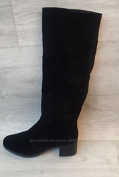 Ботфорты замша