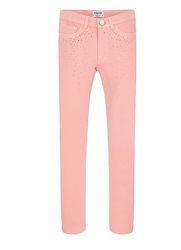 Розовые летние леггинсы штаны лосины от Mayoral на рост 128 см на 8 лет