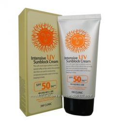 Интенсивный солнцезащитный крем 3W Clinic Intensive UV Sun  SPF50